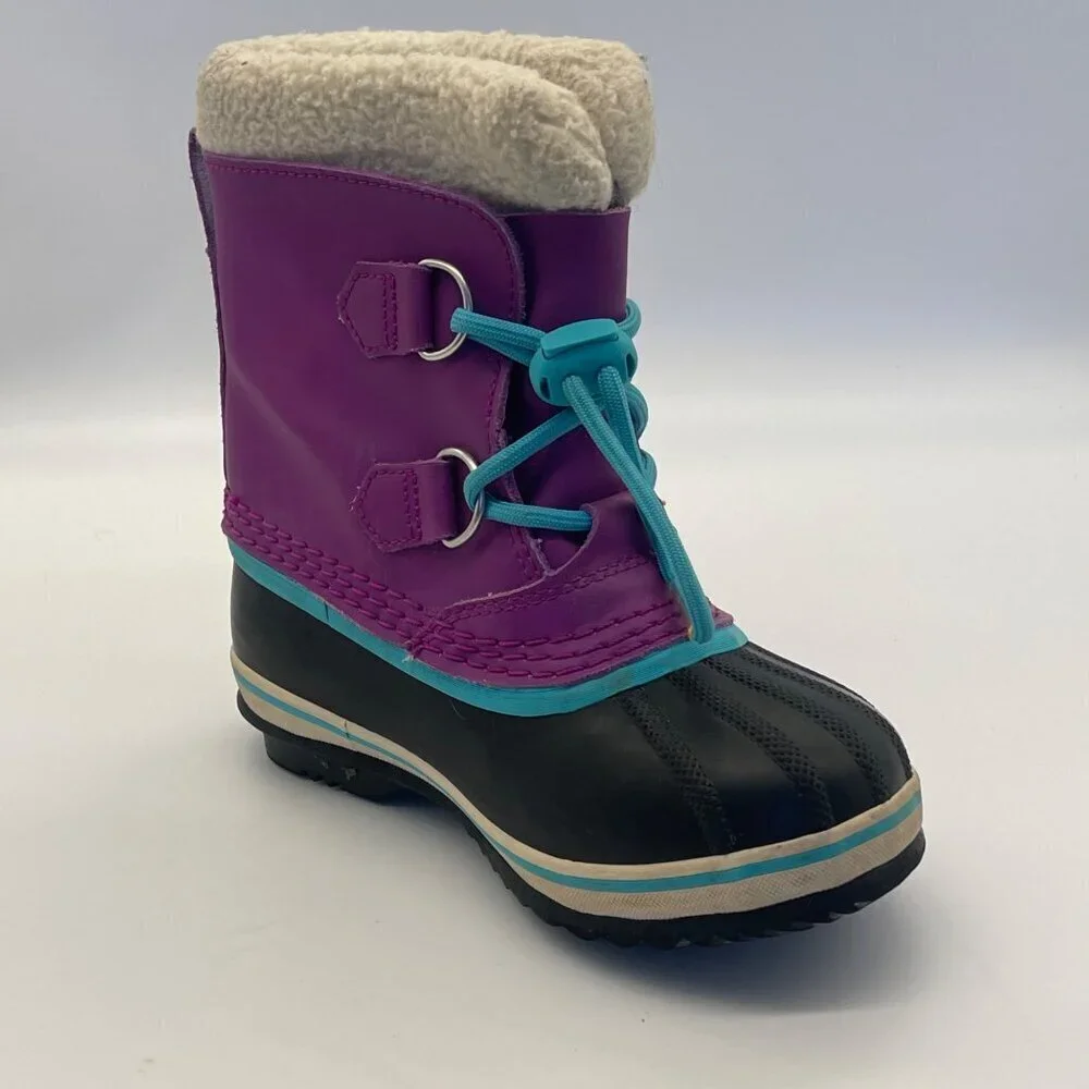 Sorel Yoot Pac Youth Waterproof Leather Winter Snow Boots – Size 12